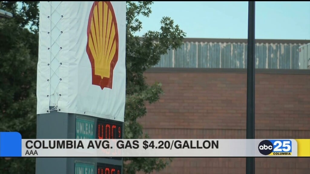 Columbia Average Gas Price At $4.20 A Gallon