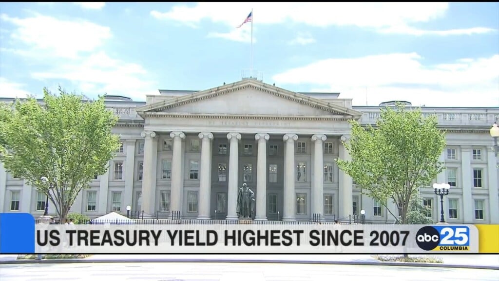 U.s. Treasury Yield Highest Since 2007