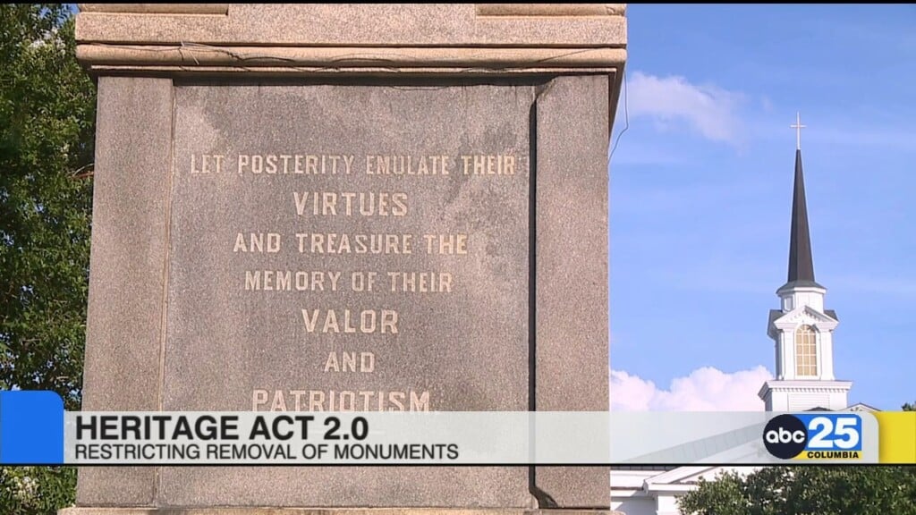 Sc House Considers Shifting Monument Decisions From Cities To Lawmakers