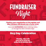 Slim Chickens Fundraiser Square Image