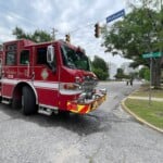 Pickens Street Closed After Tractor Trailer Strike Power Pole 3
