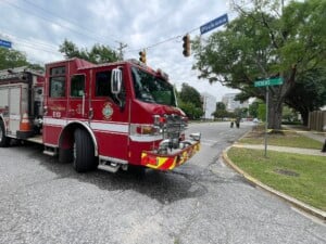 Pickens Street Closed After Tractor Trailer Strike Power Pole 3