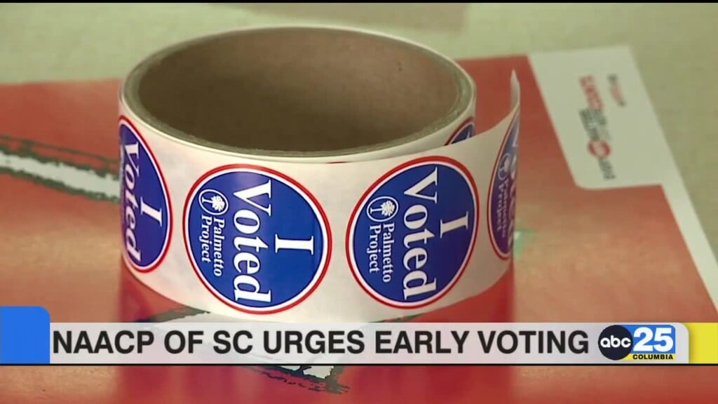 Naacp Of South Carolina Urging Voters To Stay Informed