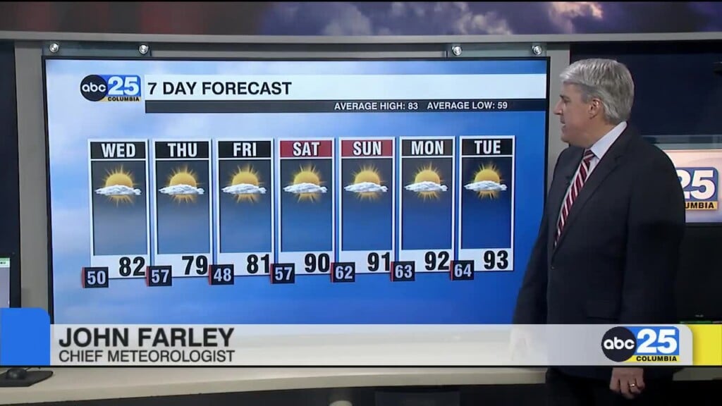 7 Day Forecast May 12, 2026