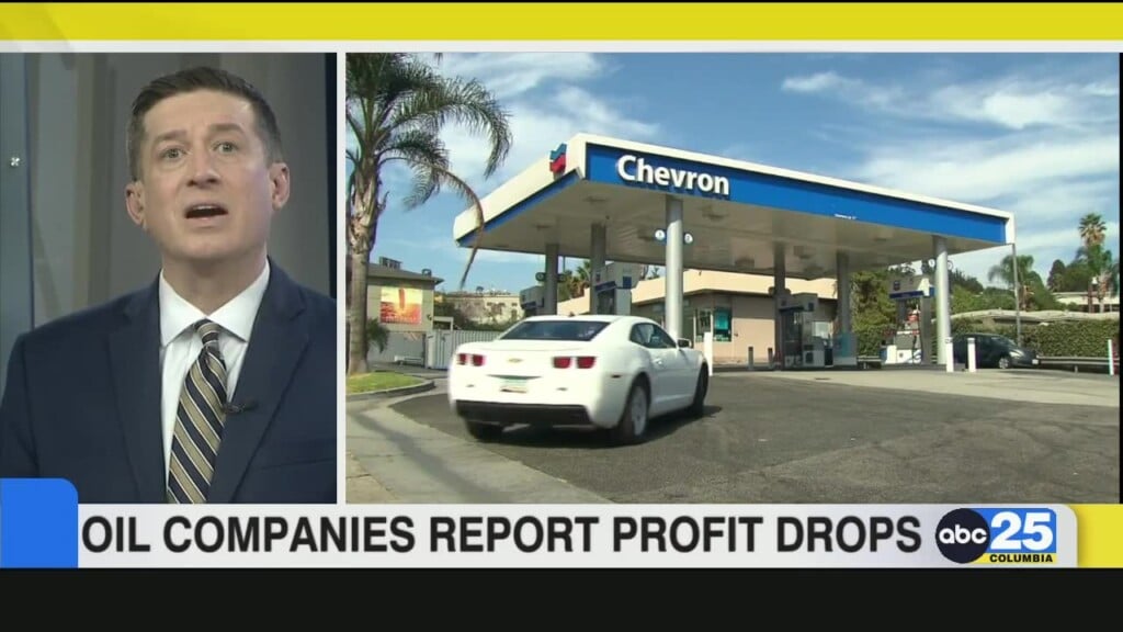 Oil Companies Report Profit Drops