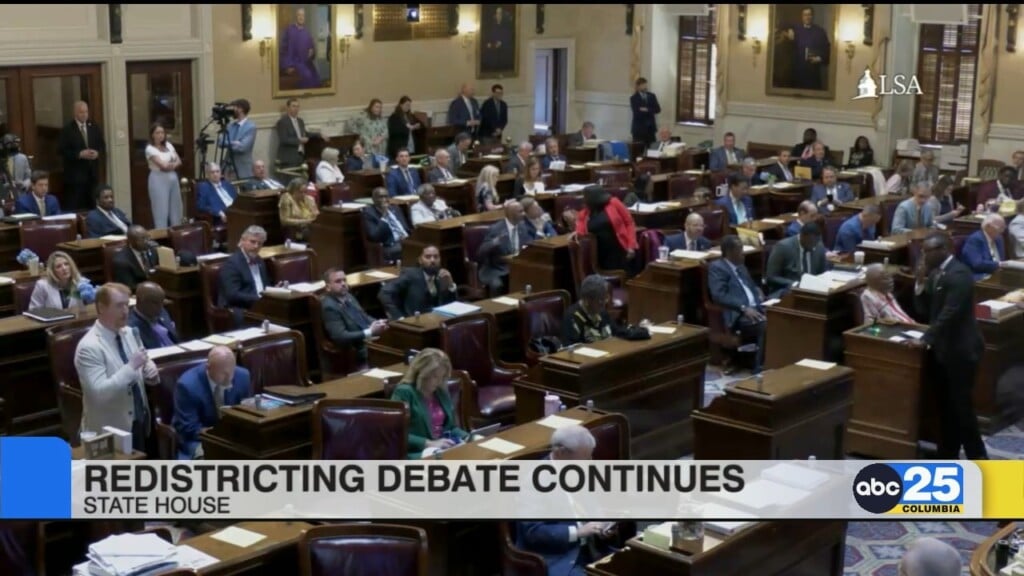 Sc Lawmakers Return To Continue Debate On Proposed Congressional Redistricting