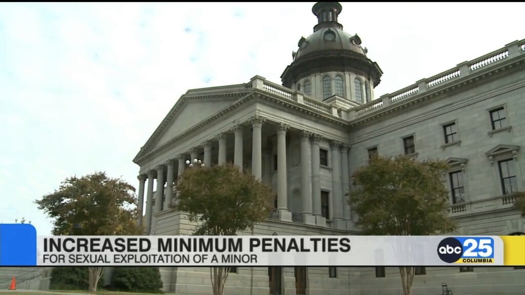 Bill To Increase Minimum Penalties For Sexual Exploitation Of Minor Headed To Governor's Desk