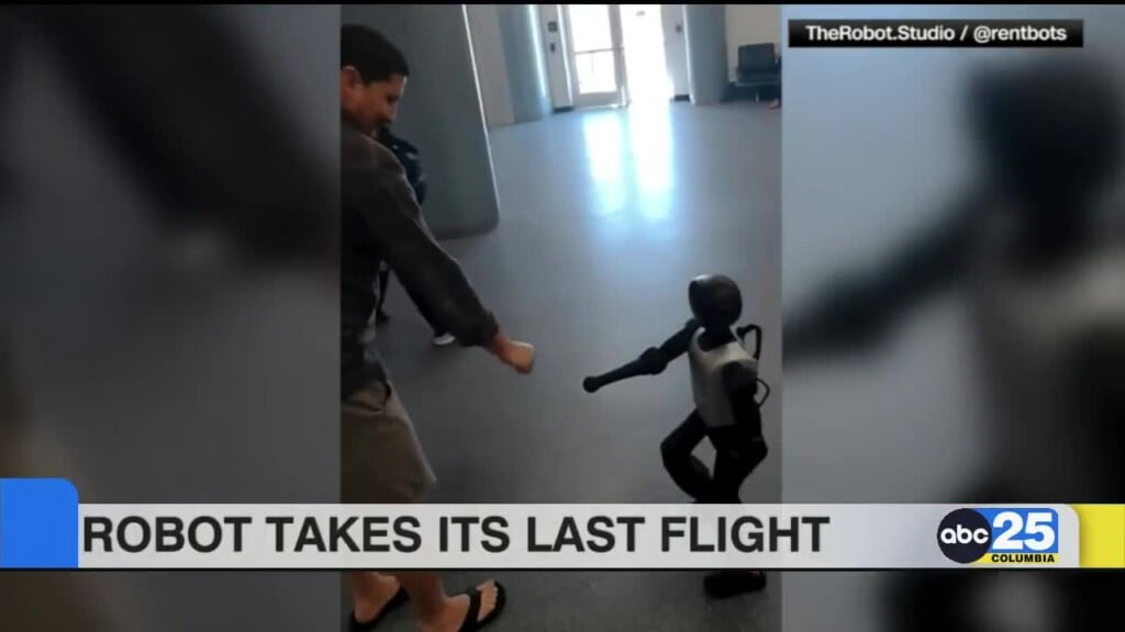 Robot Takes Its Last Flight