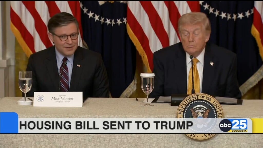 Housing Bill Sent To Trump