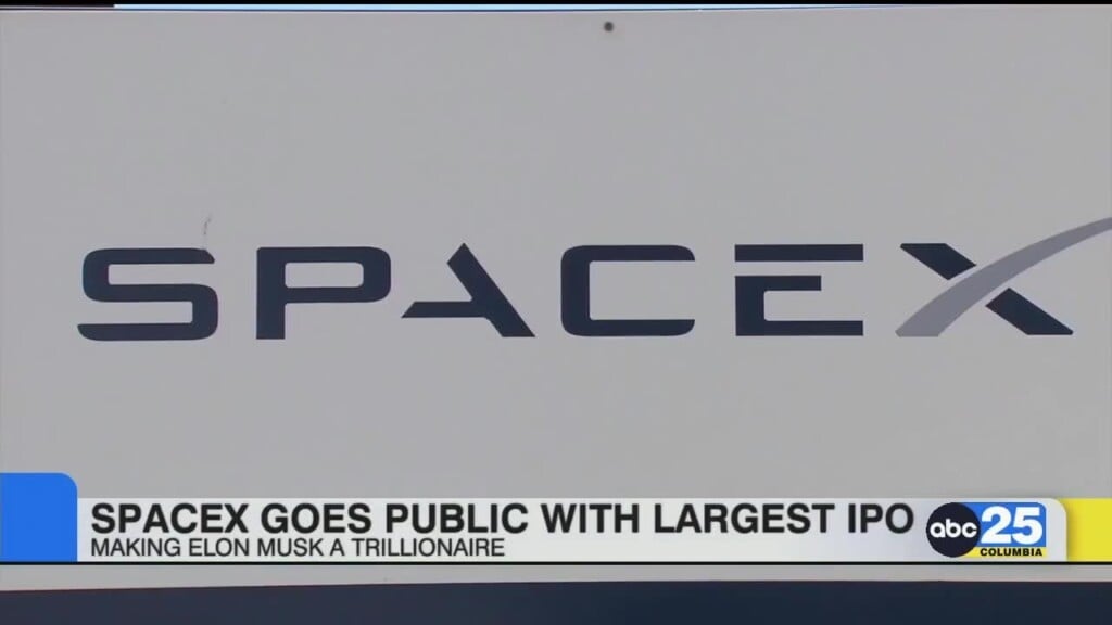 Elon Musk's Spacex Goes Public With Biggest Ipo