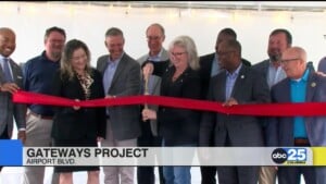Ribbon Cutting Ceremony Held For Improvements On Airport Boulevard Corridor