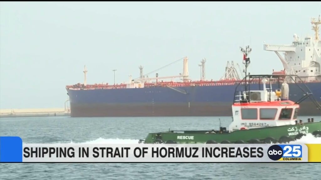 Shipping In Strait Of Hormuz Increases