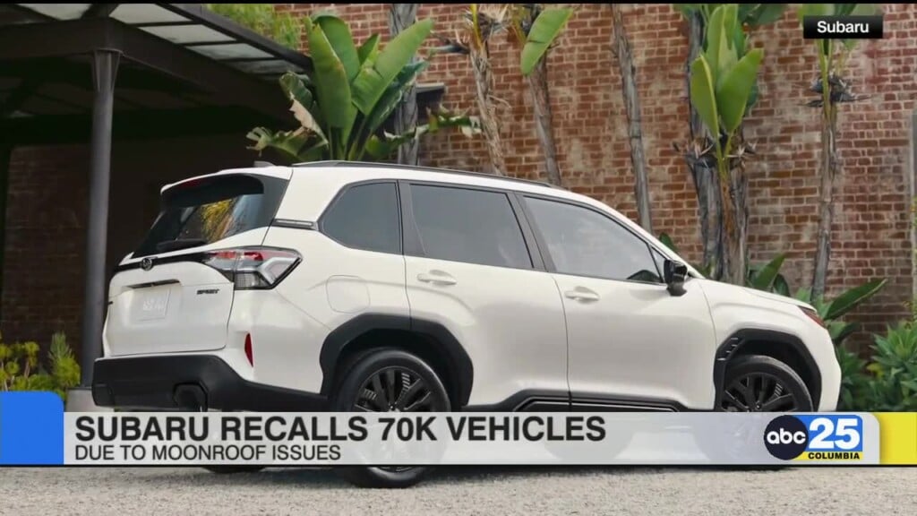Suburu Recalls 70k Vehicles Due To Moonroof Issue