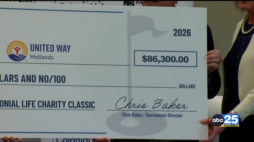 Colonial Life Charity Golf Classic Presents Check To United Way Of The Midlands