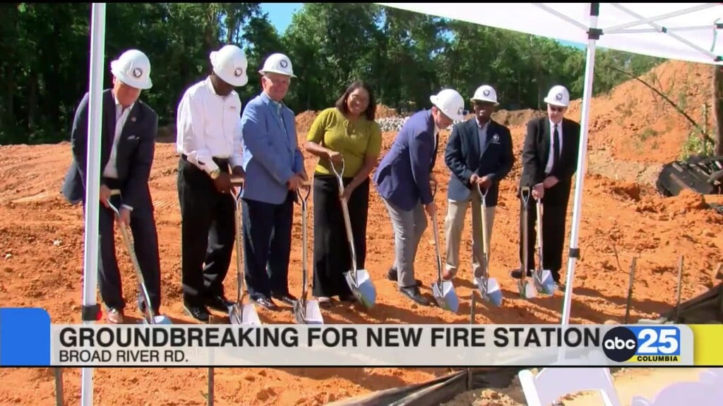 Columbia Richland Fire Dept. Held Groundbreaking Ceremony For Ballentine Location