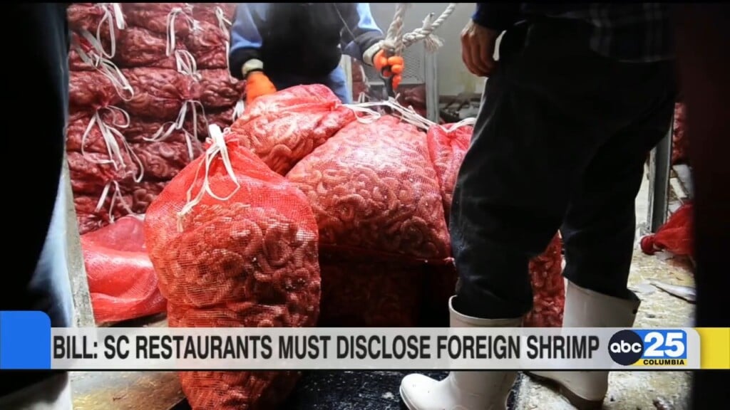 Sc Bill Changing The Way Shrimp Is Labeled Advances In The House