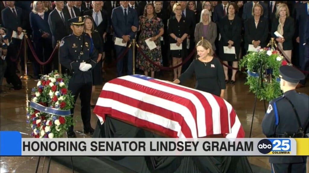 The Late Senator Lindsey Graham Honored At U.s. Capitol, Washington National Cathedral