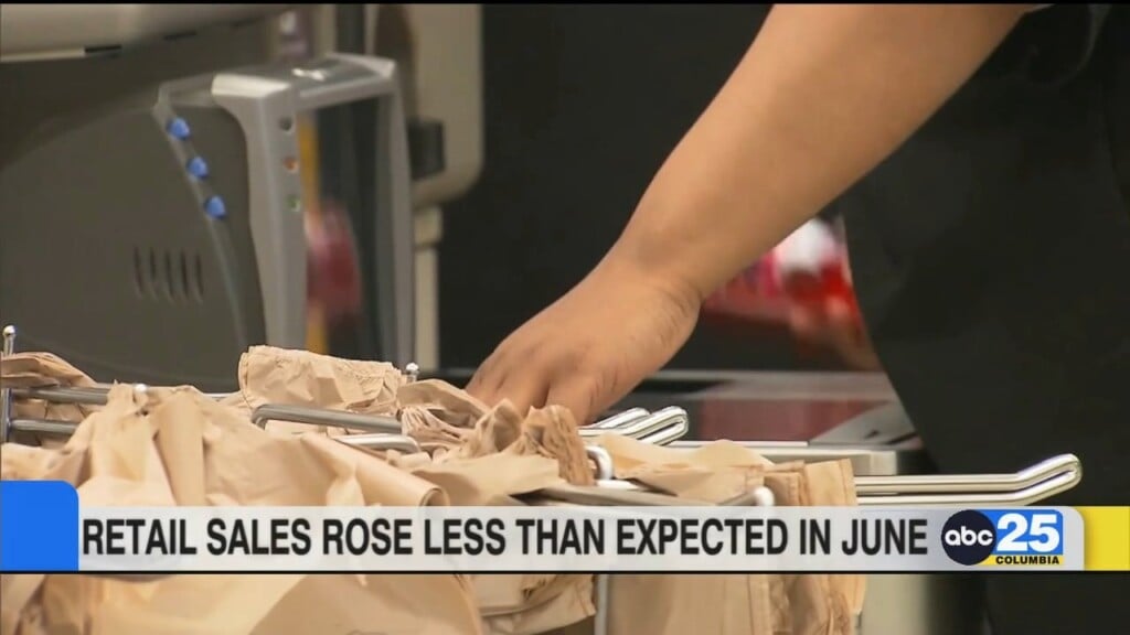 Retail Sales Rose Less Than Expected In June