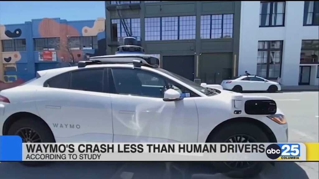Study: Waymo’s Driverless Cars Crash Less Than Human Drivers