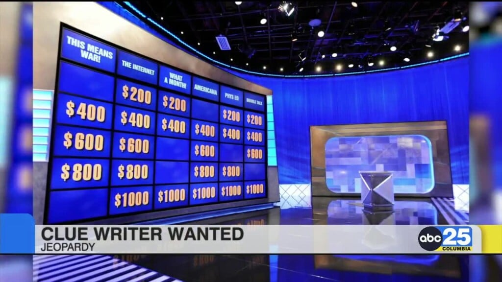 Jeopardy Hiring Clue Writer