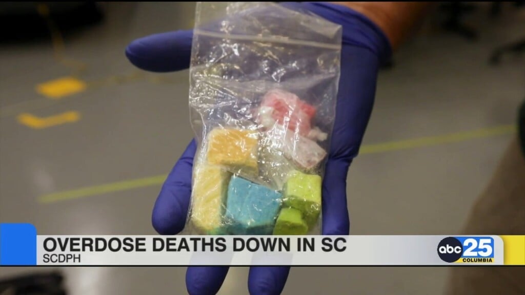 Scdph: Overdose Deaths Down In Sc