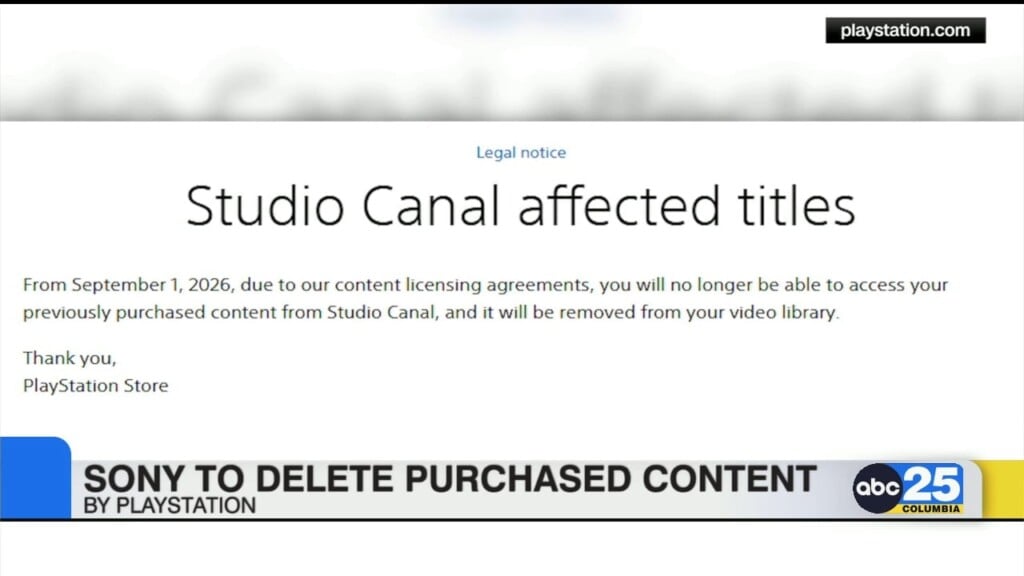 Sony To Delete Purchased Playstation Content
