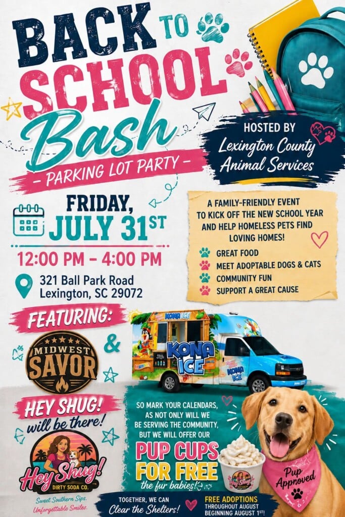 Lexington Co Animal Services Hosting Back To School Bash