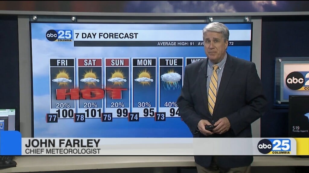 7 Day Forecast Aug. 13, 2026