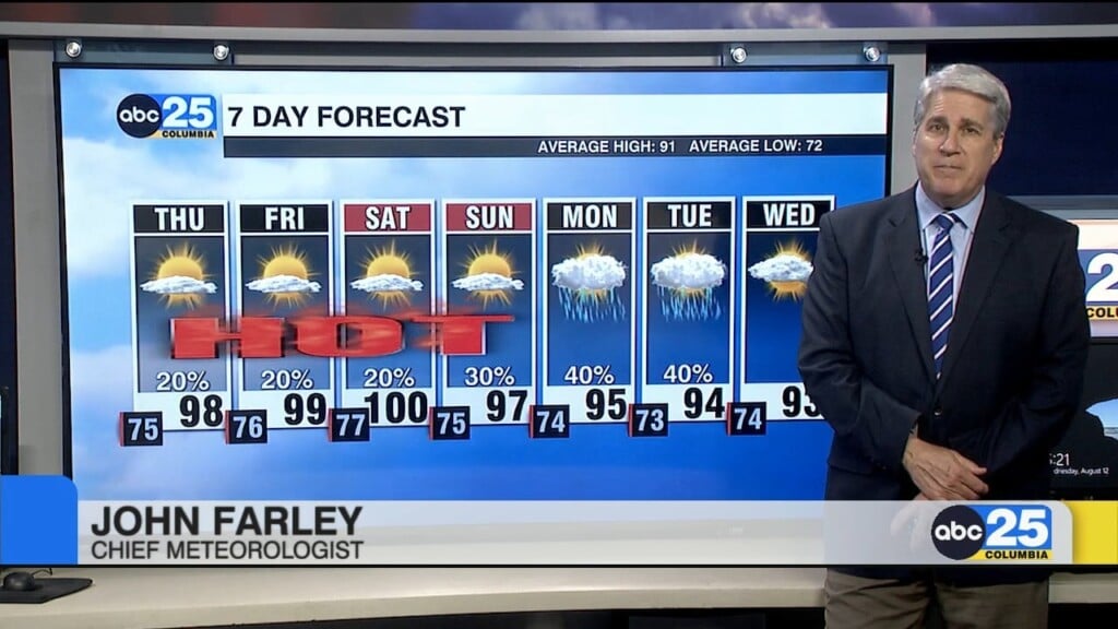 7 Day Forecast August 12, 2026