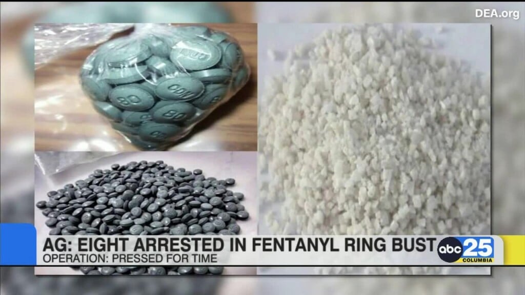 8 Facing Charges Connected To Fentanyl Trafficking