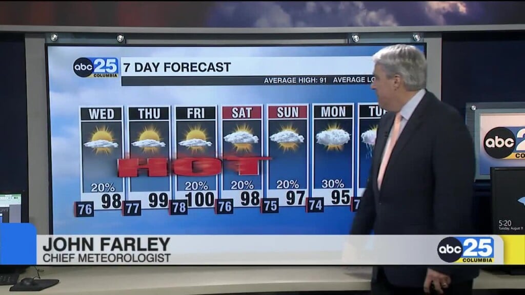 7 Day Forecast August 11, 2026