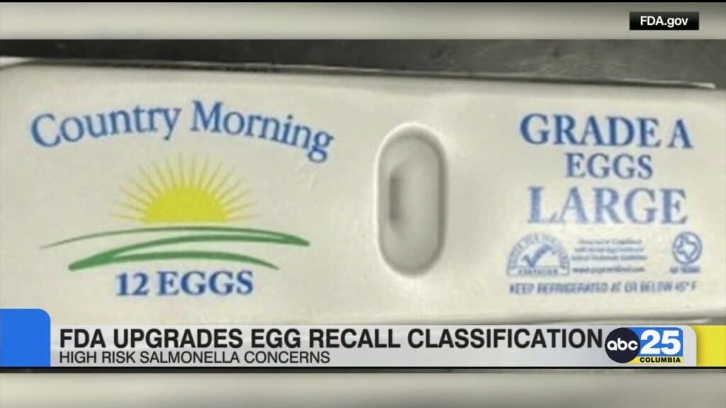Fda Upgrades Egg Recall Classification