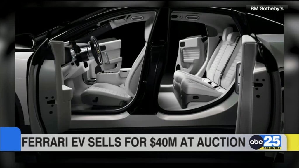 Ferrari Ev Sells For $40 Million At Auction