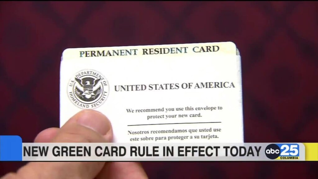 Trump's Green Card Public Charge Rule Takes Effect