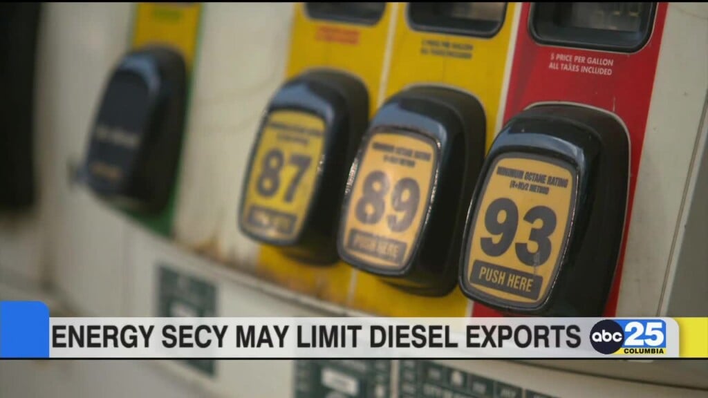Energy Secretary May Limit Diesel Exports