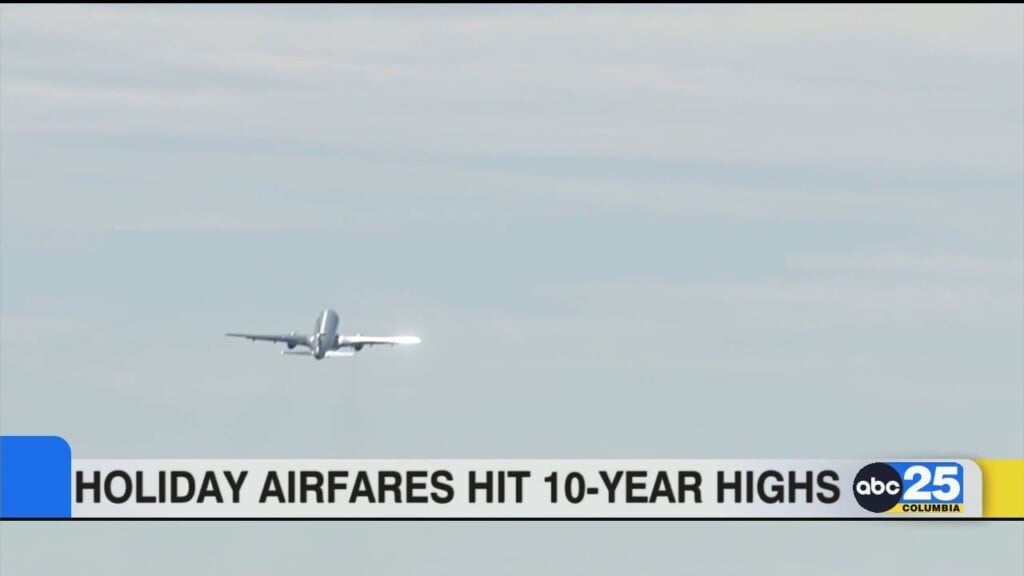 Holiday Airfares Hit 10 Year High