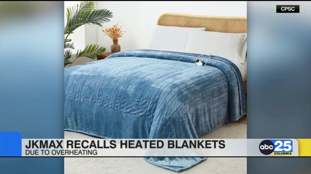 Jkmax Recalls Heated Blankets Due To Overheating