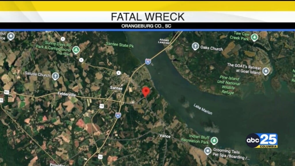 Orangeburg County Co. Releases Identity Of Person Dead After Automobile Accident