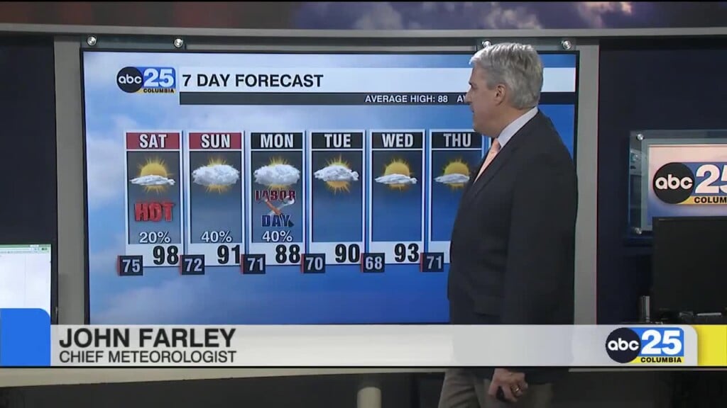 7 Day Forecast Sept. 4, 2026