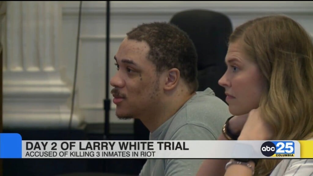 Testimony Continues In Day 2 Of Inmate Larry White Trial
