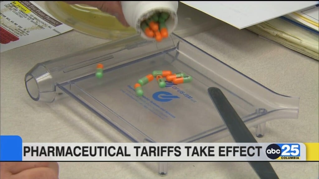 Pharmaceutical Tariffs Take Effect
