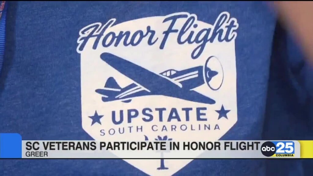 South Carolina Veterans Make Way To Capital To Board Honor Flight