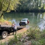 Vehicle In The Water Saluda Shoals 2