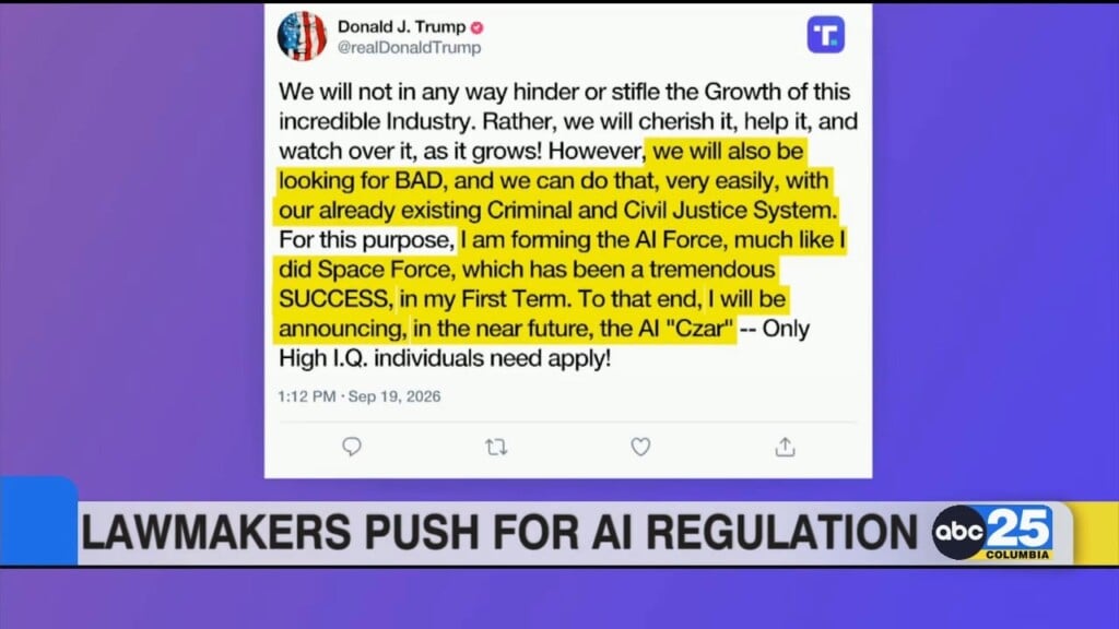 Lawmakers Push For Ai Regulation