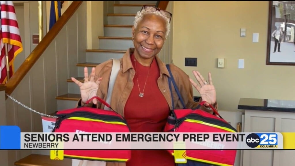 Newberry Seniors Attend Emergency Preparedness Event