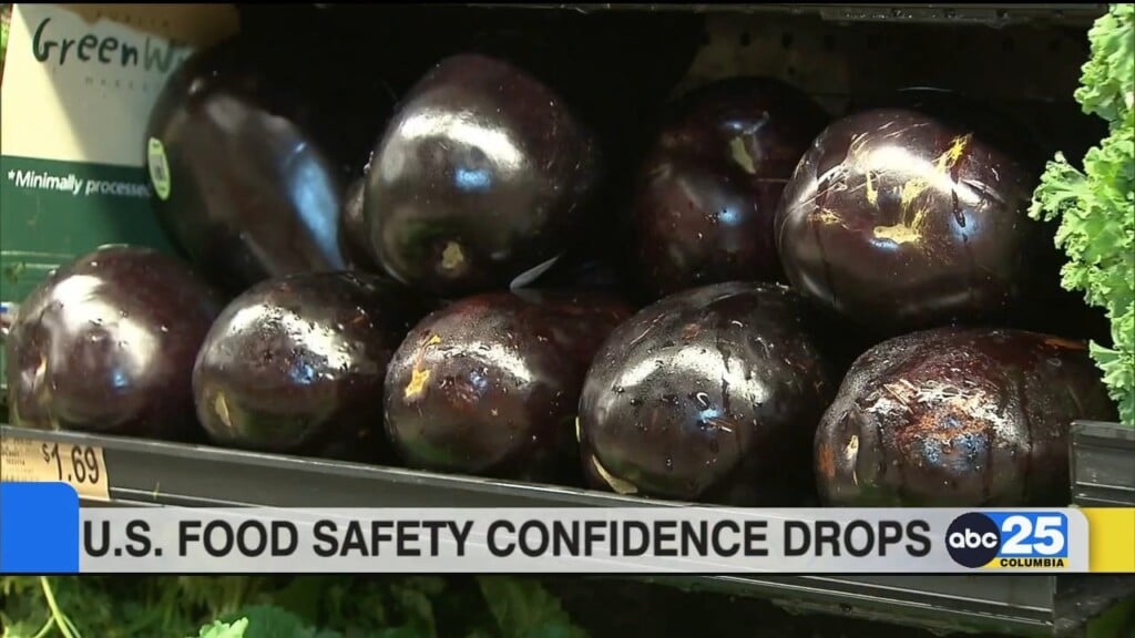 U.s. Food Safety Confidence Drops