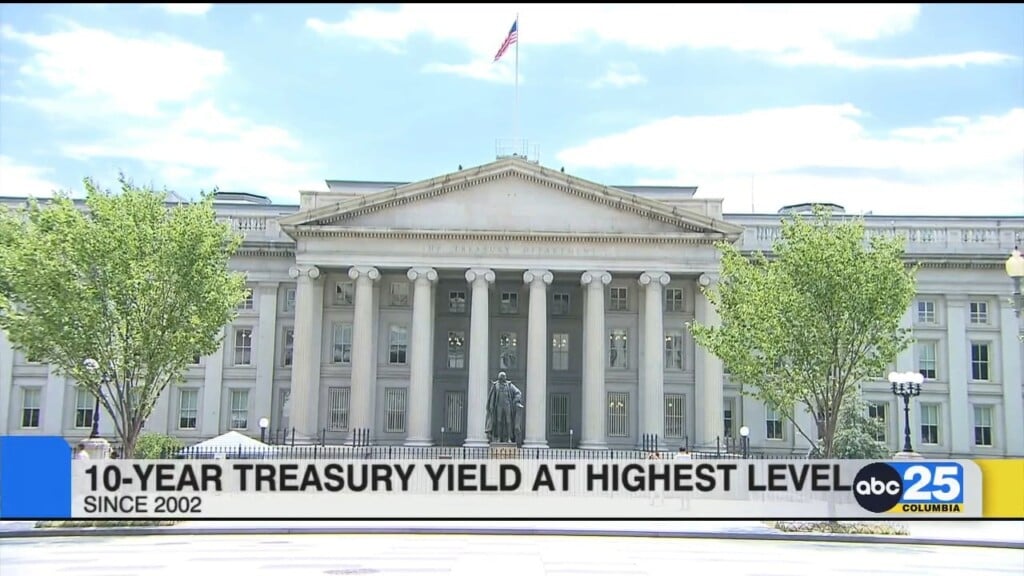 10 Year Treasury Yield At Highest Level Since 2002
