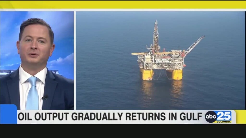 Oil Output Gradually Returns In Gulf