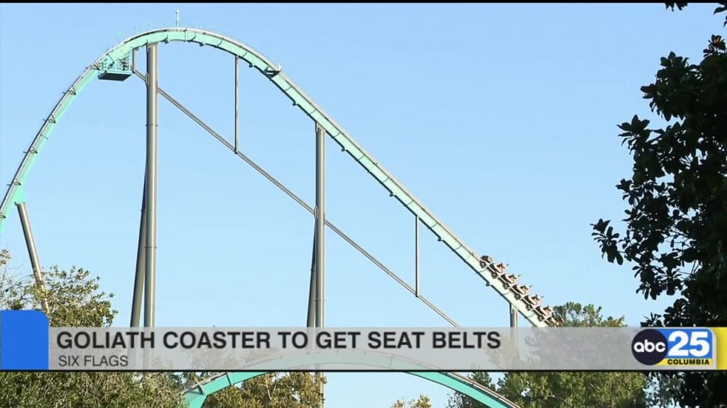 Six Flags Roller Coaster Goliath To Get Seat Belts