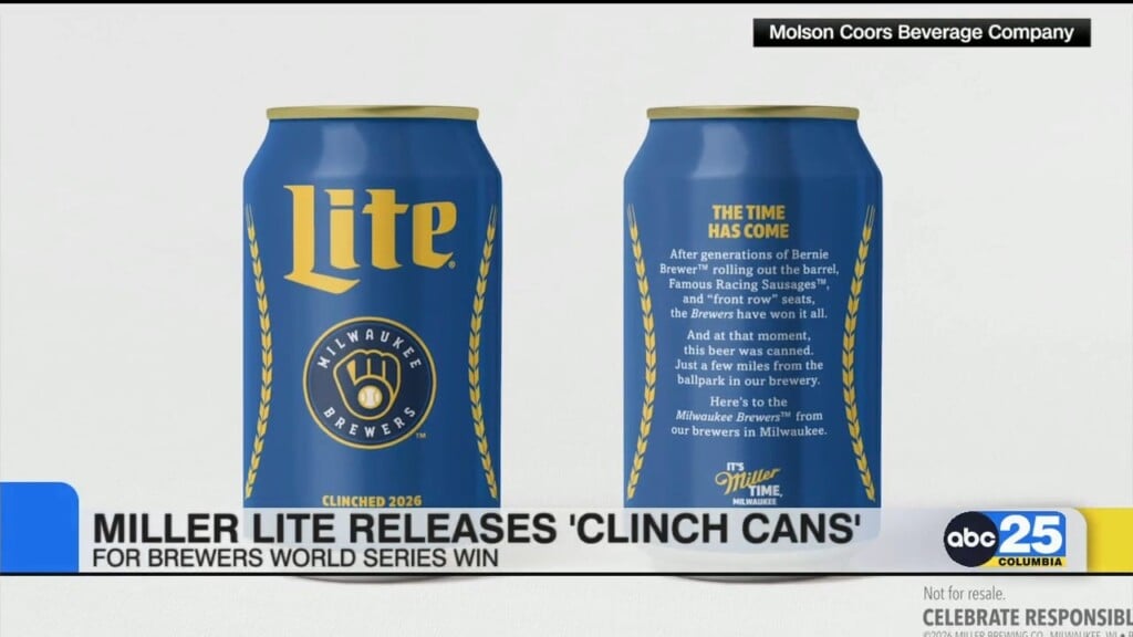 Miller Lite Releases 'clinch Cans' For Brewers World Series Win